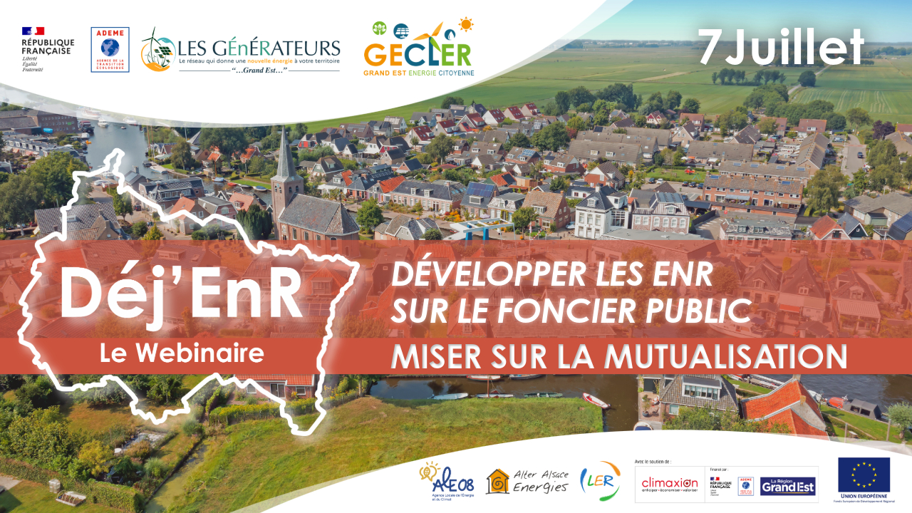 Déj’EnR :  Mutualisation du foncier privé pour les projets d’énergies renouvelables