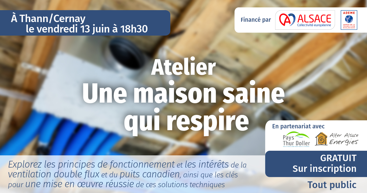 Atelier : Une maison saine qui respire