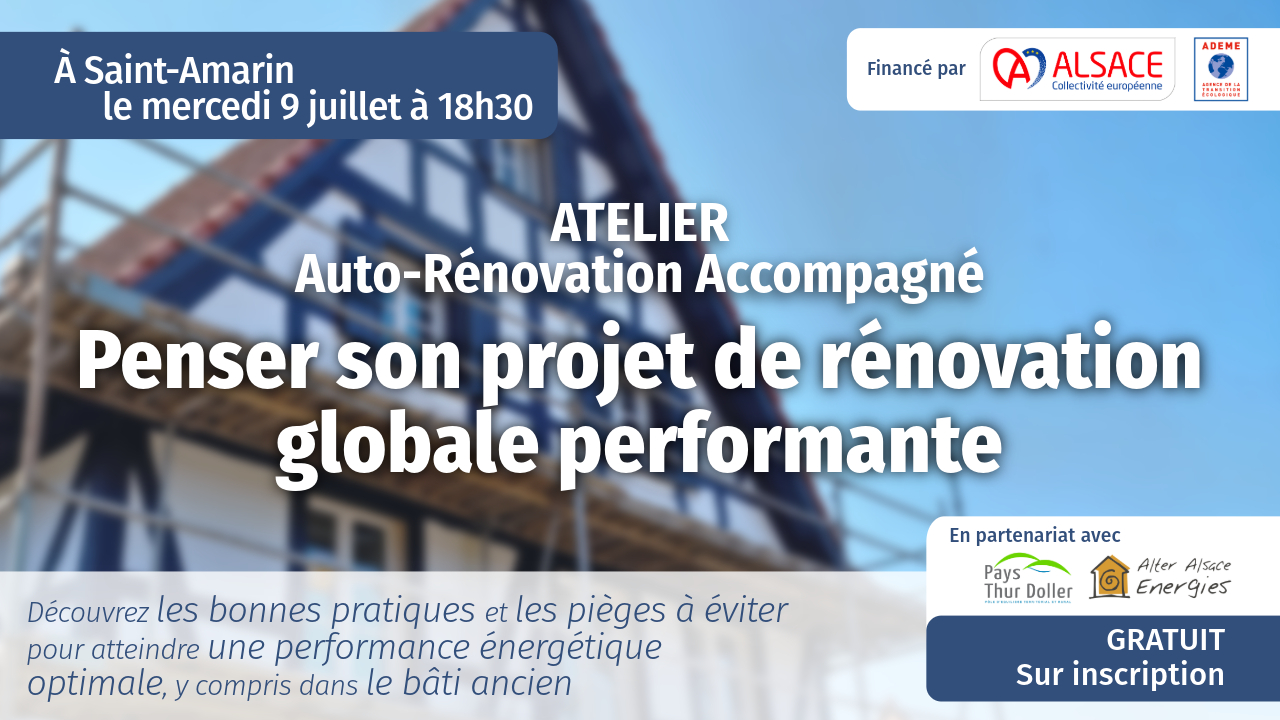 Atelier – Penser son projet de rénovation globale performante