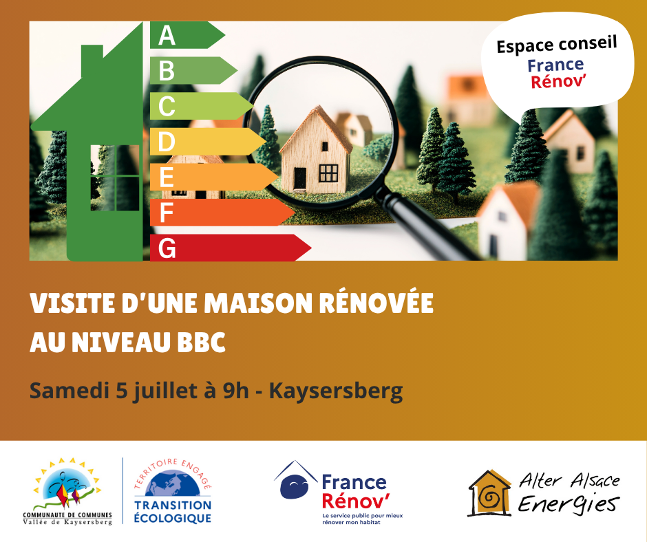 Visite d’une maison rénovée au niveau BBC