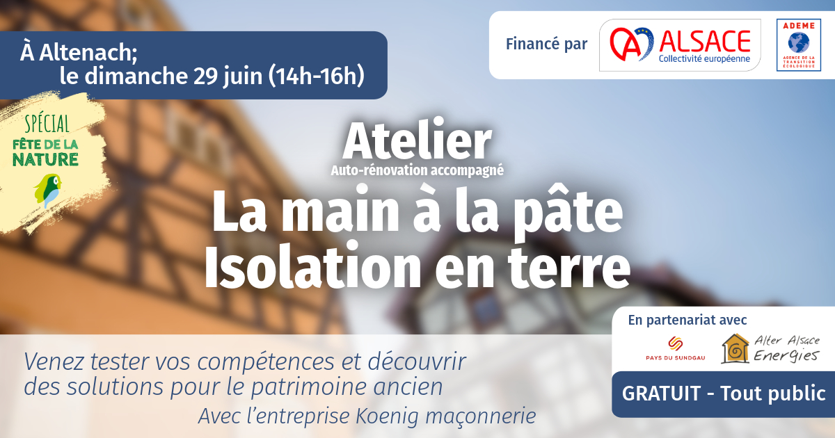 Rencontres autour de la restauration des maisons alsacienne