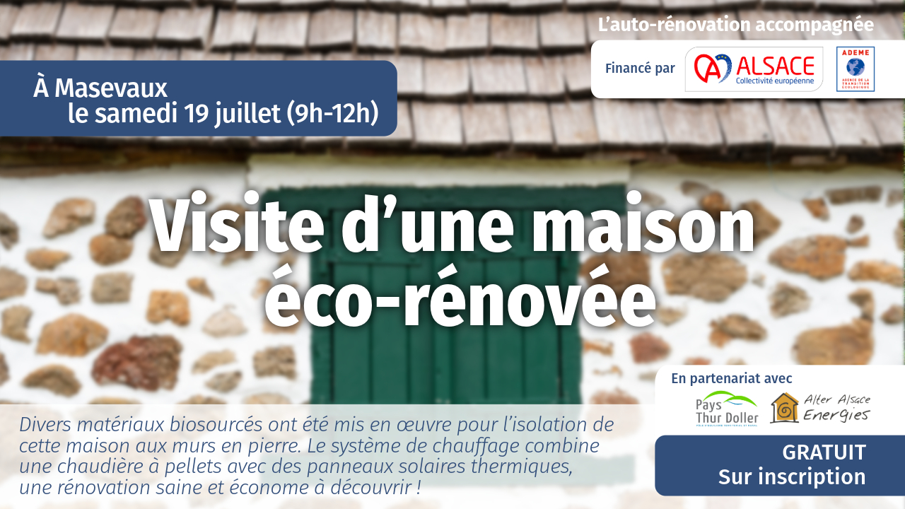 Visite d’une maison  éco-rénovée