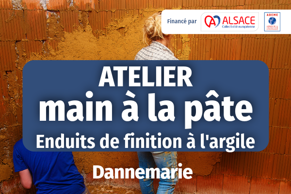 Atelier main à la pâte : enduit de finition à l’argile