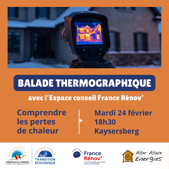 France Rénov&rsquo; Kaysersberg : Balade thermographique