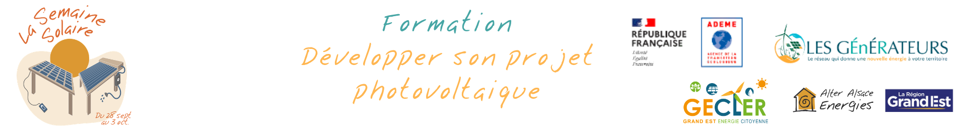 Formation « Développer son projet photovoltaïque »