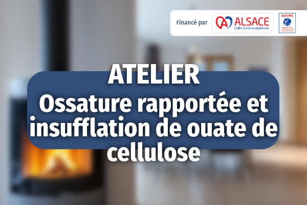 ATELIER Ossature rapportée et insufflation de ouate de cellulose