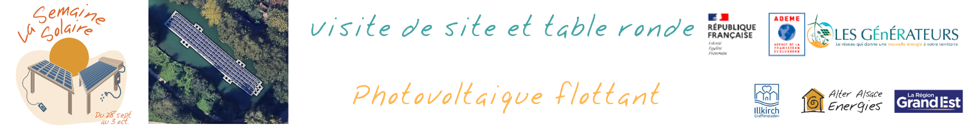 Centrales photovoltaïques flottantes : table ronde et visite de site